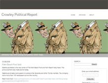 Tablet Screenshot of crowleypoliticalreport.com